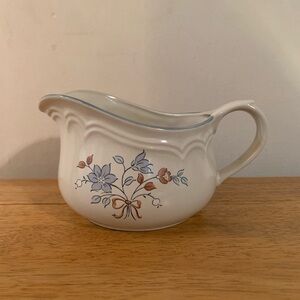 Cordella Blue Bonet Large Gravy Boat Stoneware Collection Vintage